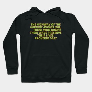 Bible Verse Proverbs 16:7 Hoodie